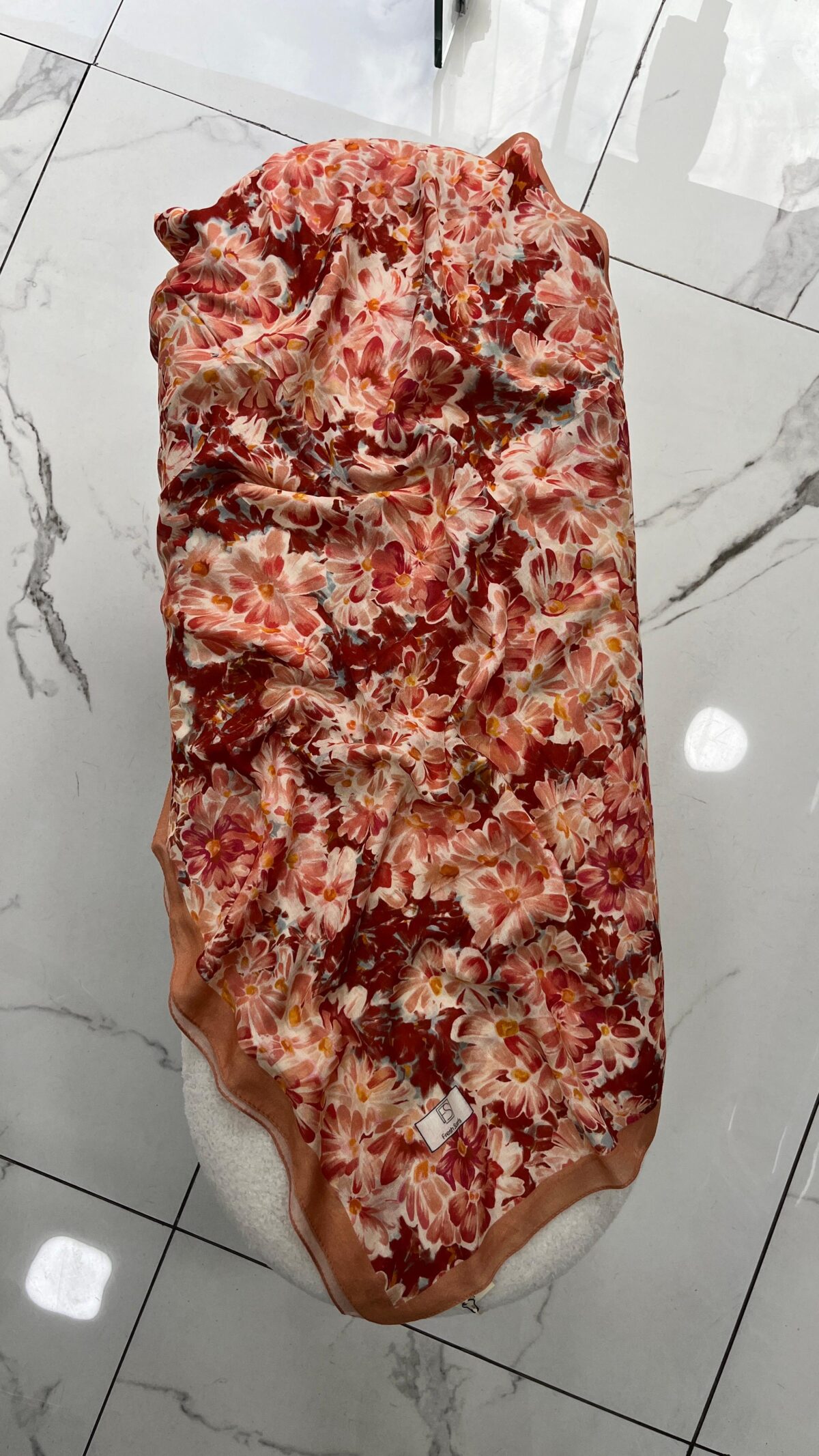 FRESH SCARF DESENLİ RAMİ ŞAL - Görsel 2