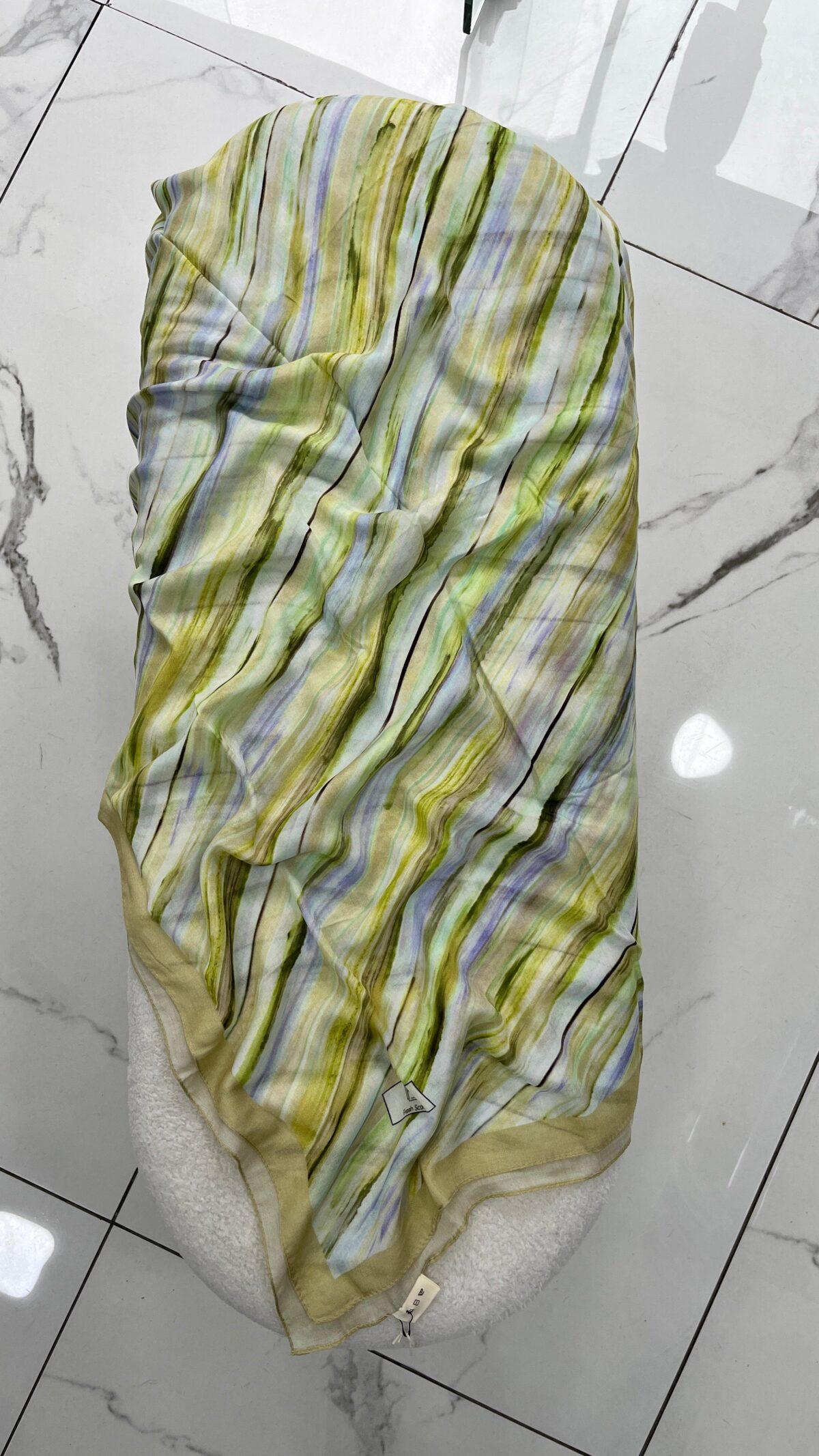 FRESH SCARF DESENLİ RAMİ ŞAL - Görsel 2