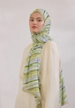 FRESH SCARF DESENLİ RAMİ ŞAL