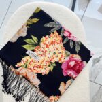 İPEKEVİ DESENLİ İPEK ŞAL