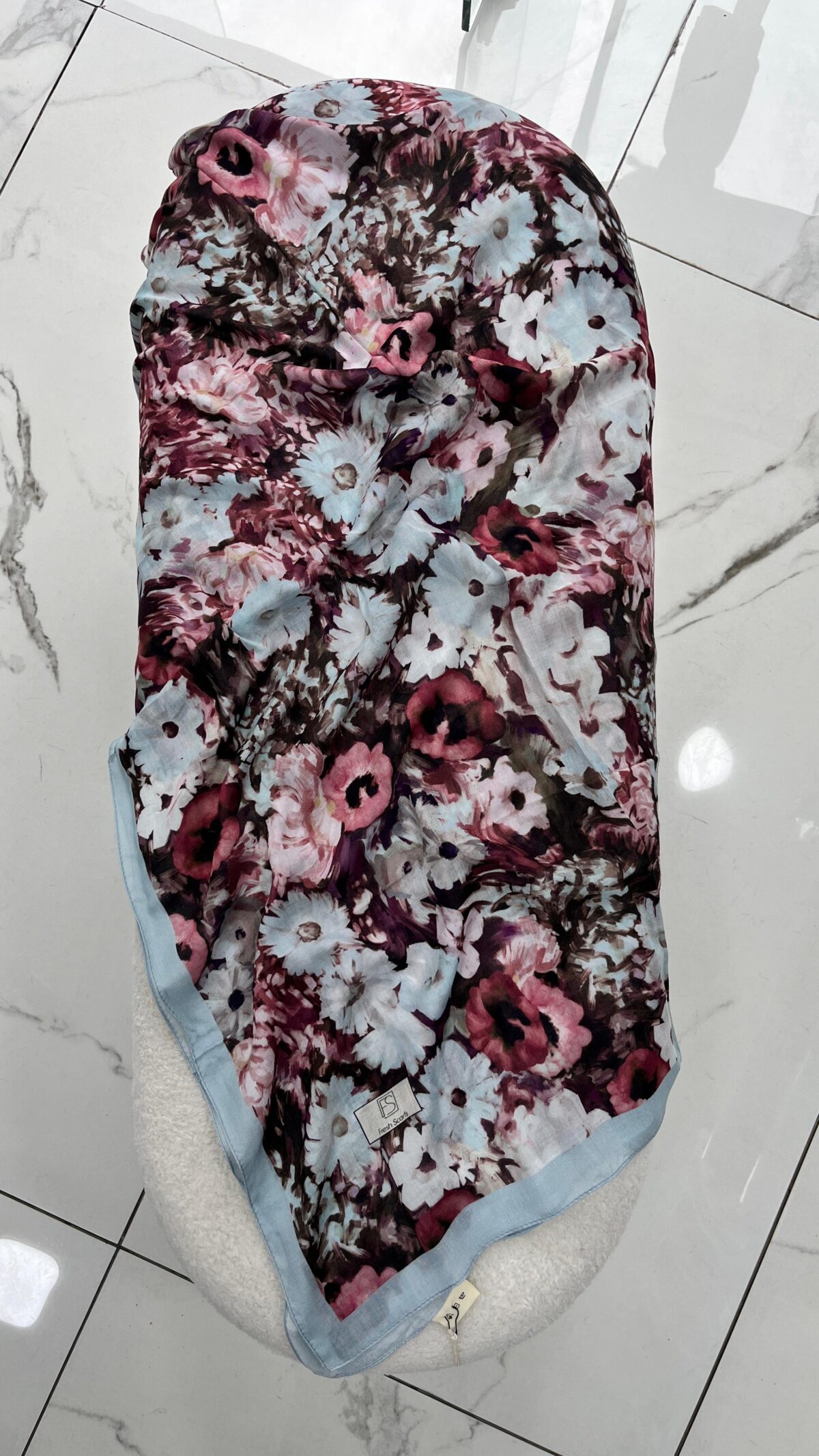 FRESH SCARF DESENLİ RAMİ ŞAL - Görsel 2